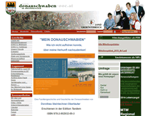 Tablet Screenshot of donauschwaben-ooe.at